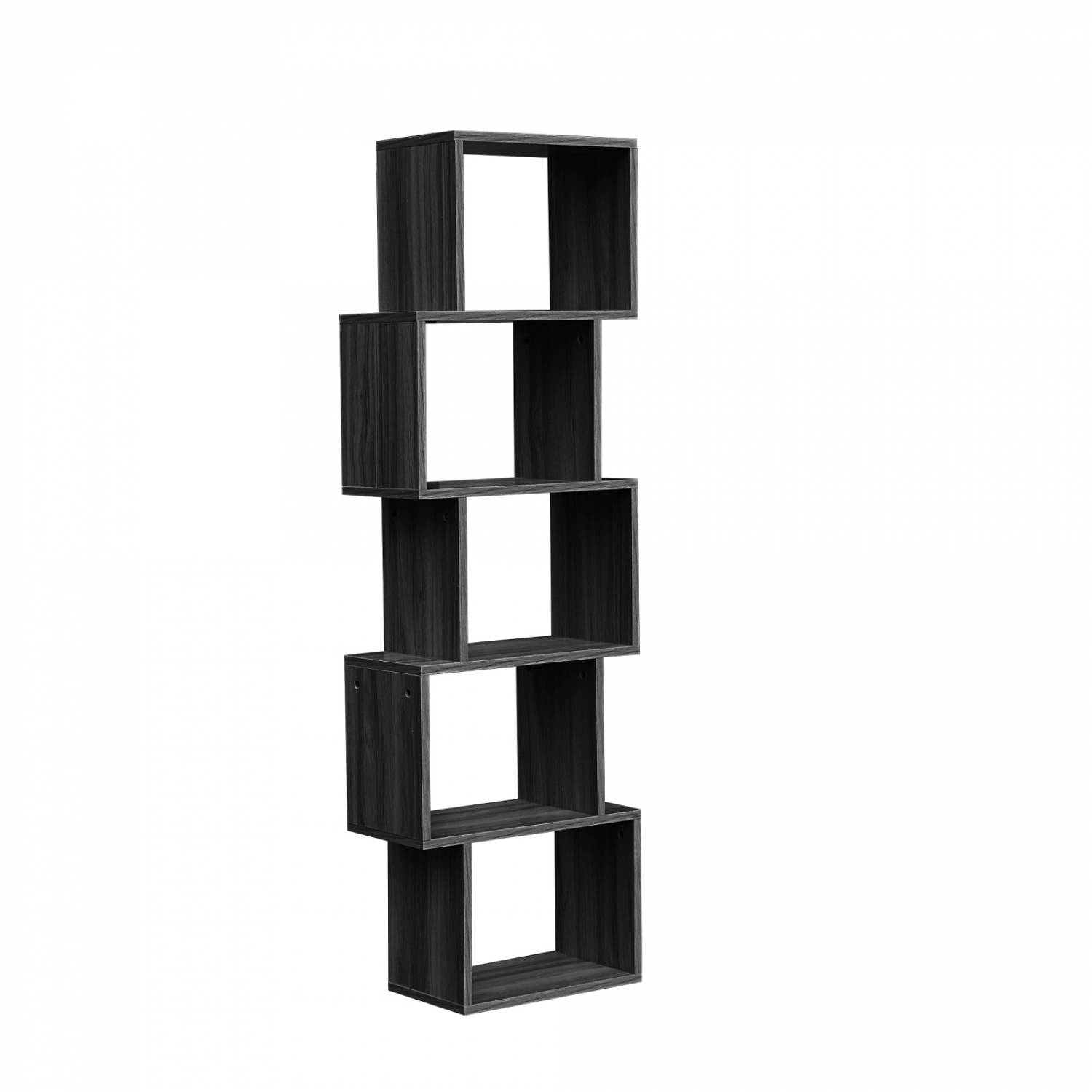 roomdivider gestapeld kubus design Yoep open 5 zwart | Blokker