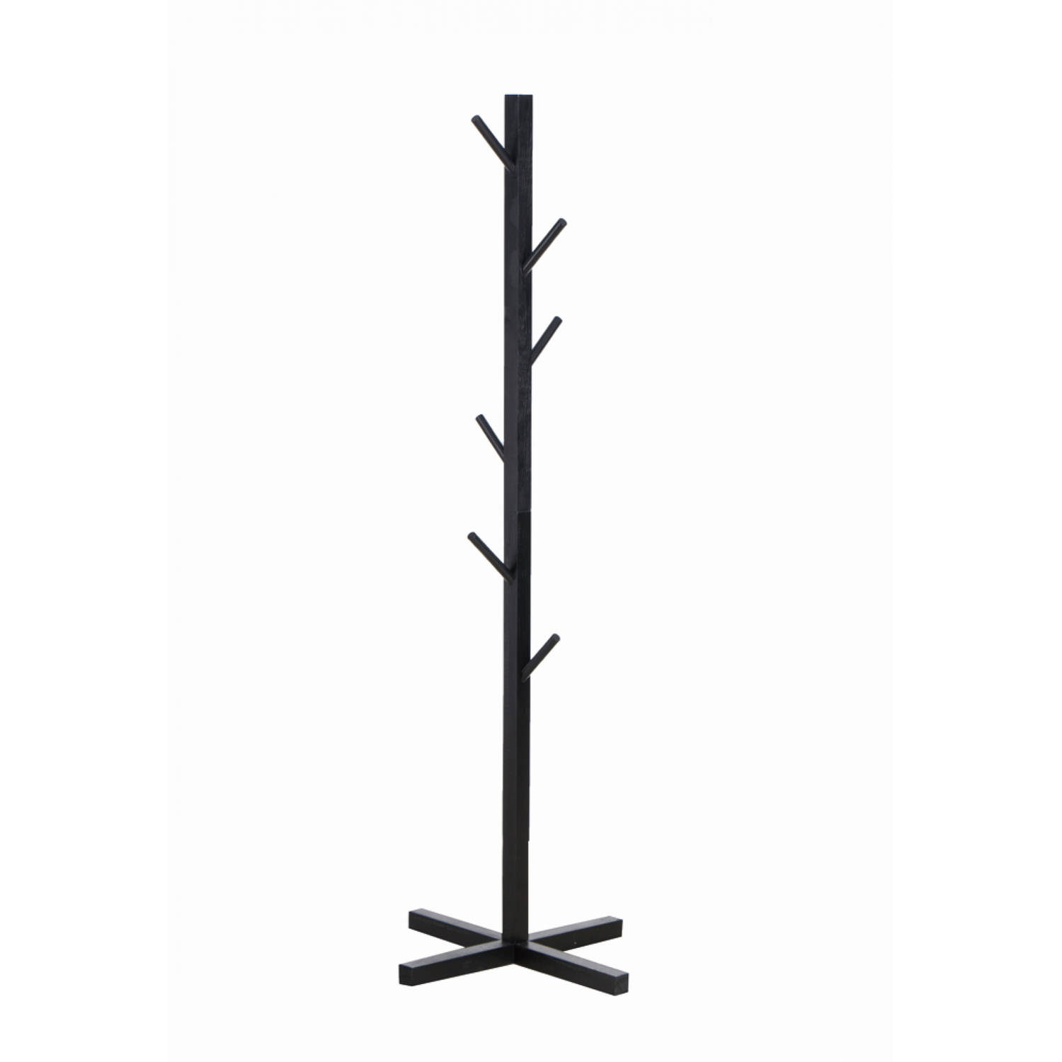 Zo veel Verstoring Horizontaal Staande kinderkapstok boom takken design - kapstok kinderkamer - 133 cm  hoog - zwart | Blokker