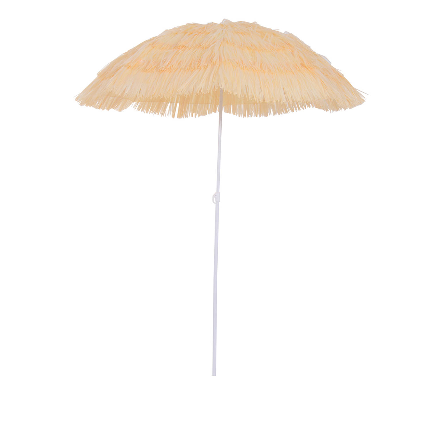 Luxe strand parasol Knikbaar Zonnescherm Strandparasol UV Werend Ã˜160 CM Hawaiiaanse Parasol