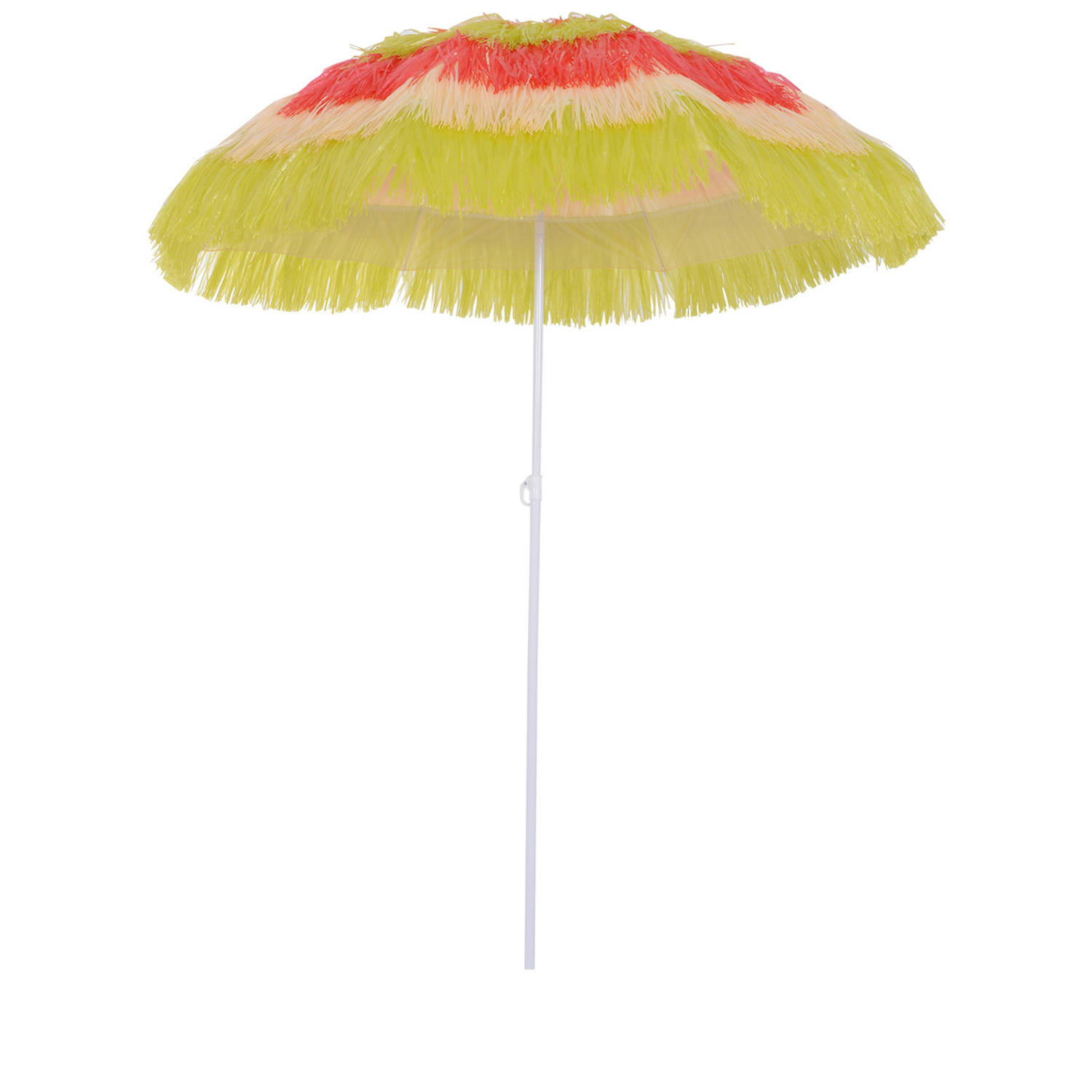 Luxe strand parasol - Zonnescherm - Knikbaar - Hawaiian Strandparasol - Ã¸160 Ã- H190 cm