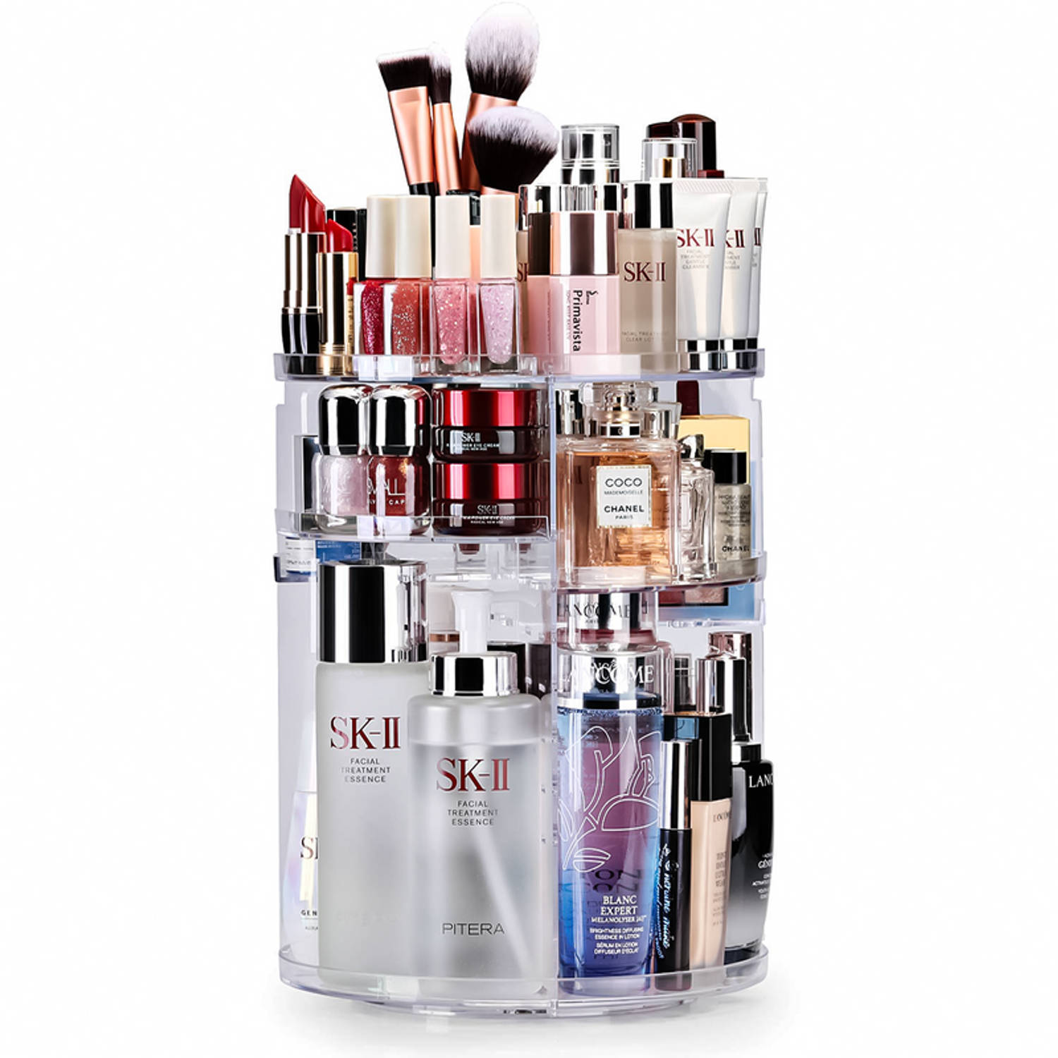Awemoz Make-up Organizer - Beauty Organizer Voor Make Up - 360° Roterend - Opbergbox - Opbergdoos - Sieradendoos