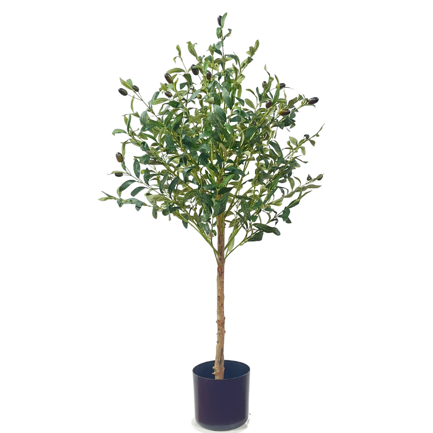 Kunst Olijfboom 100 cm | Olijfboom Kunstplant| Kunstplanten voor Binnen | Mediterrane Kunstboom