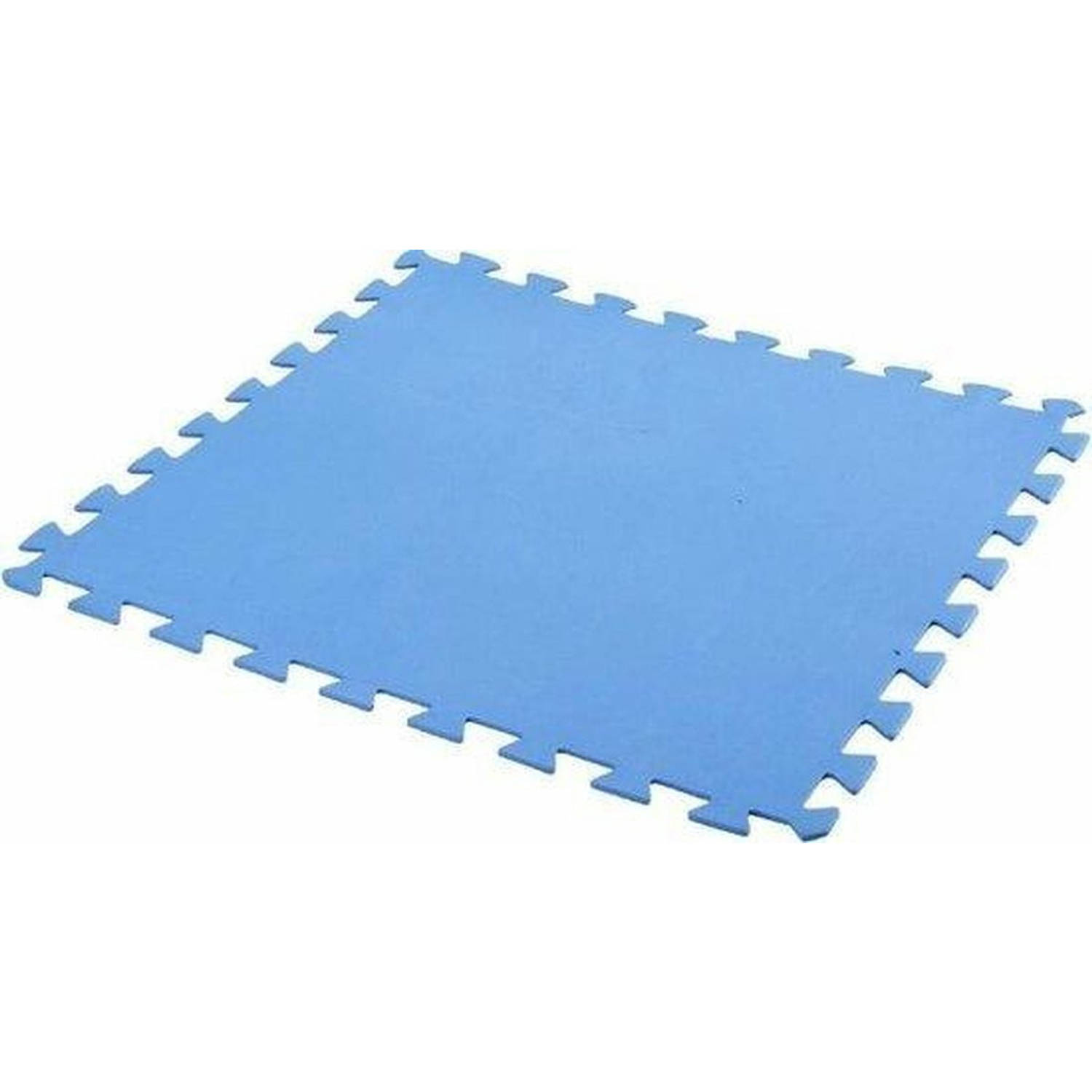 Free and Easy zwembadtegels foam blauw 9 stuks