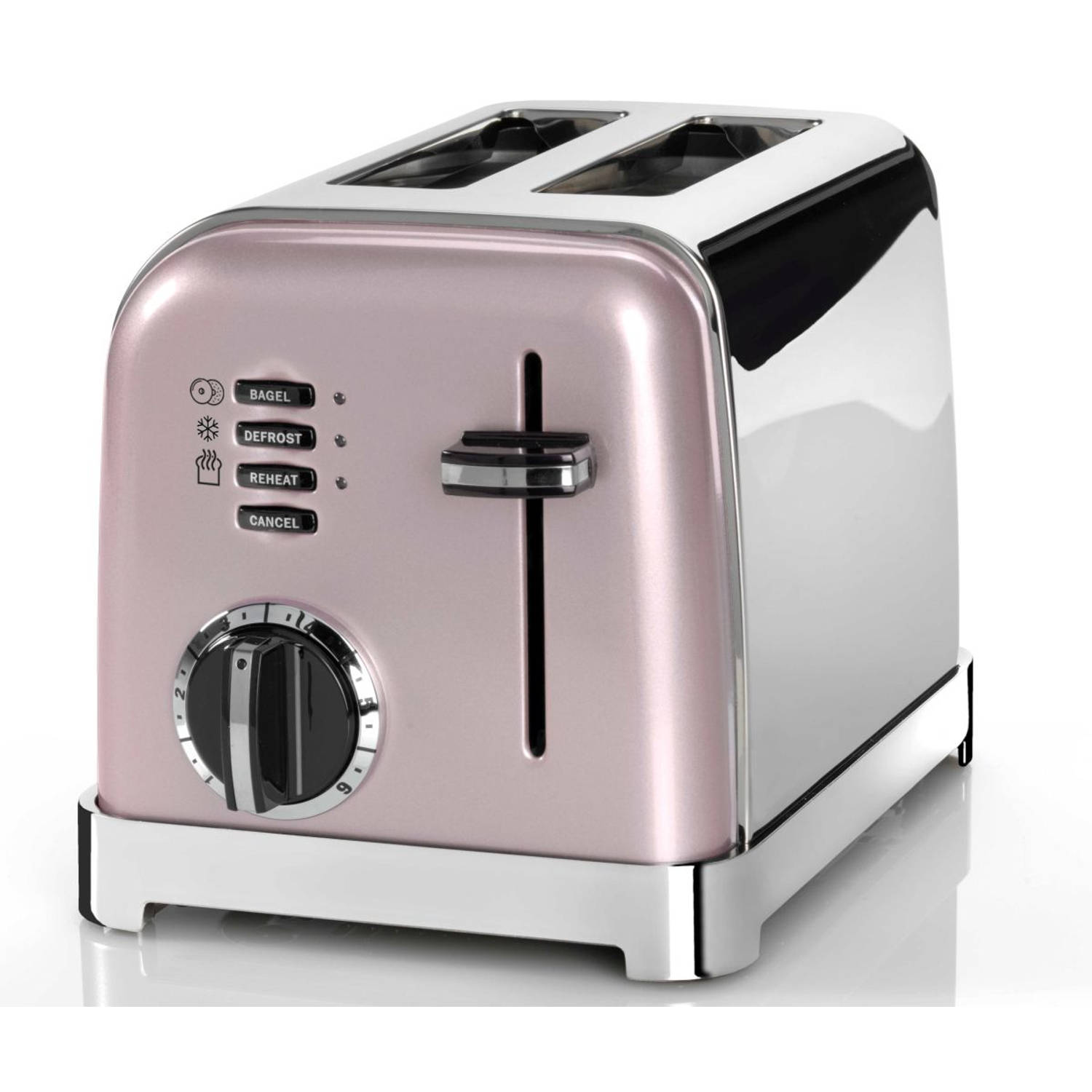 Cuisinart Broodrooster 2 Sleuven Style Roze