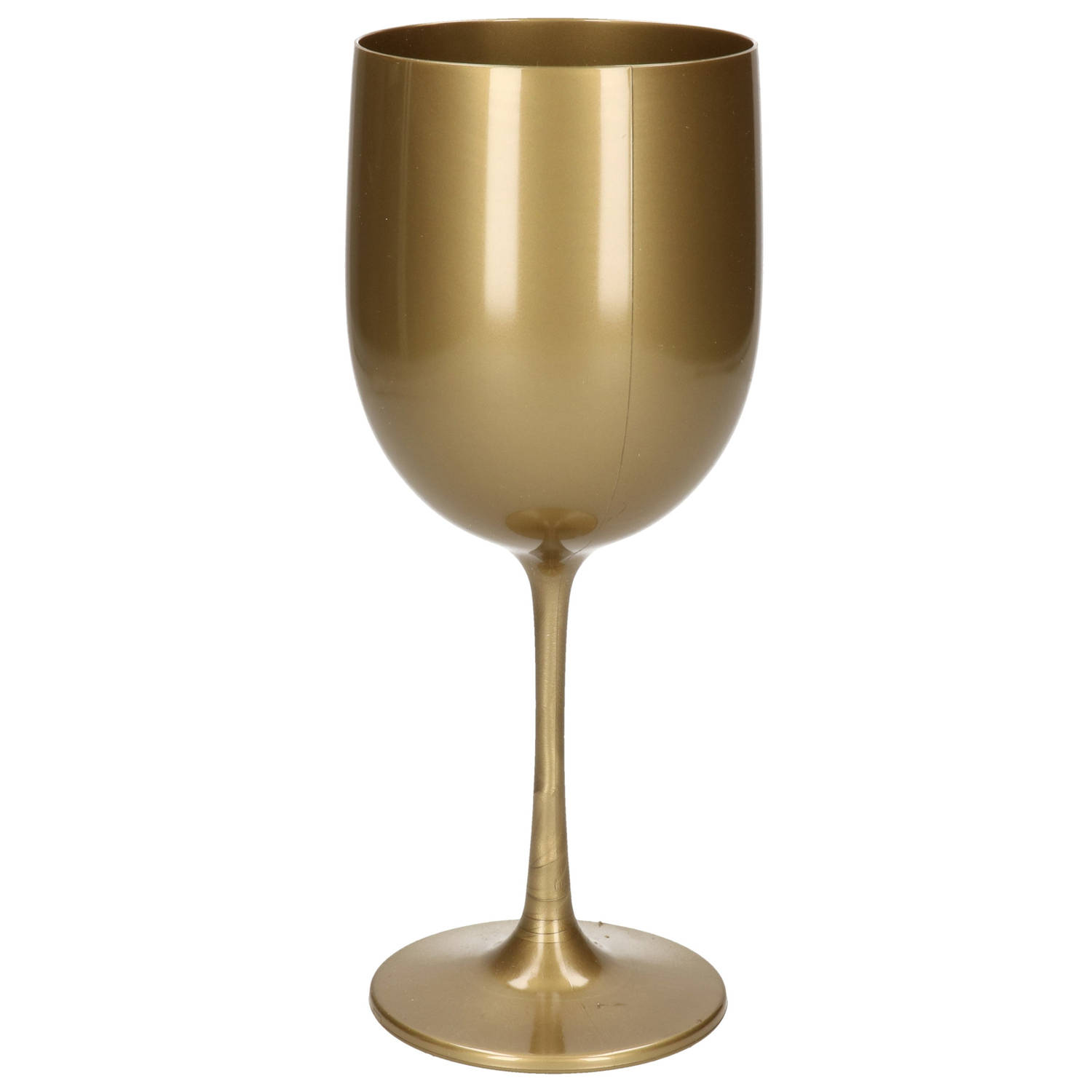 Haringen ethisch veronderstellen Onbreekbaar wijnglas goud kunststof 48 cl/480 ml - Wijnglazen | Blokker