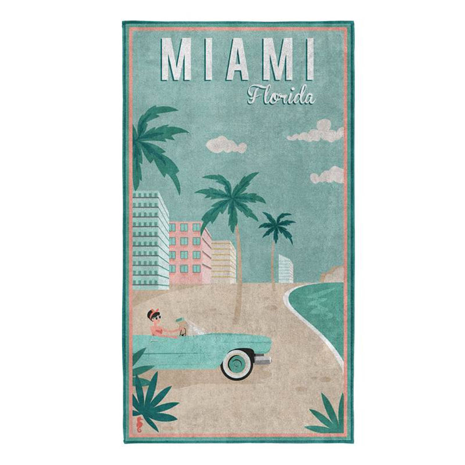 Seahorse strandlaken Miami