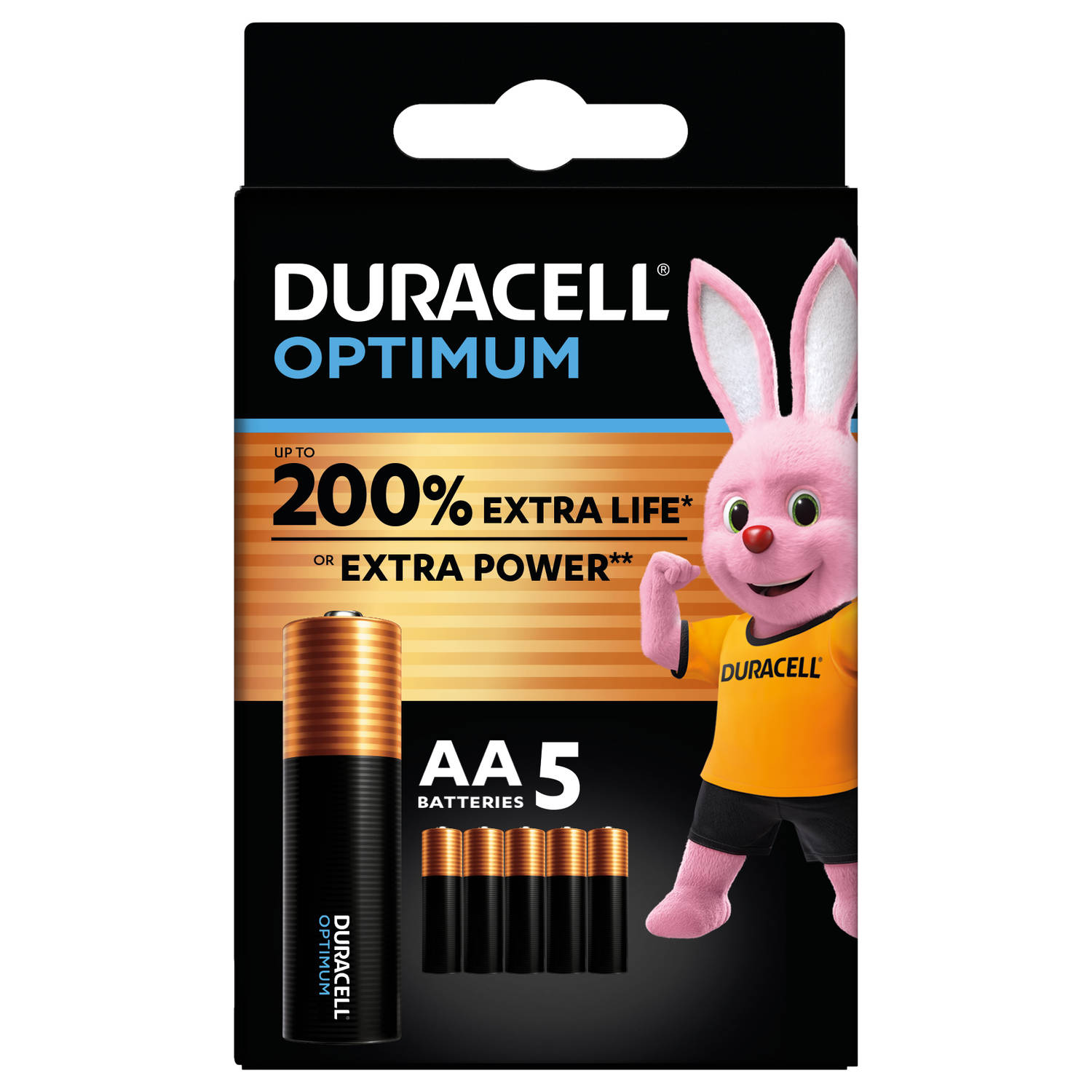 Duracell Alka Optimum AA-batterijen 5 stuks
