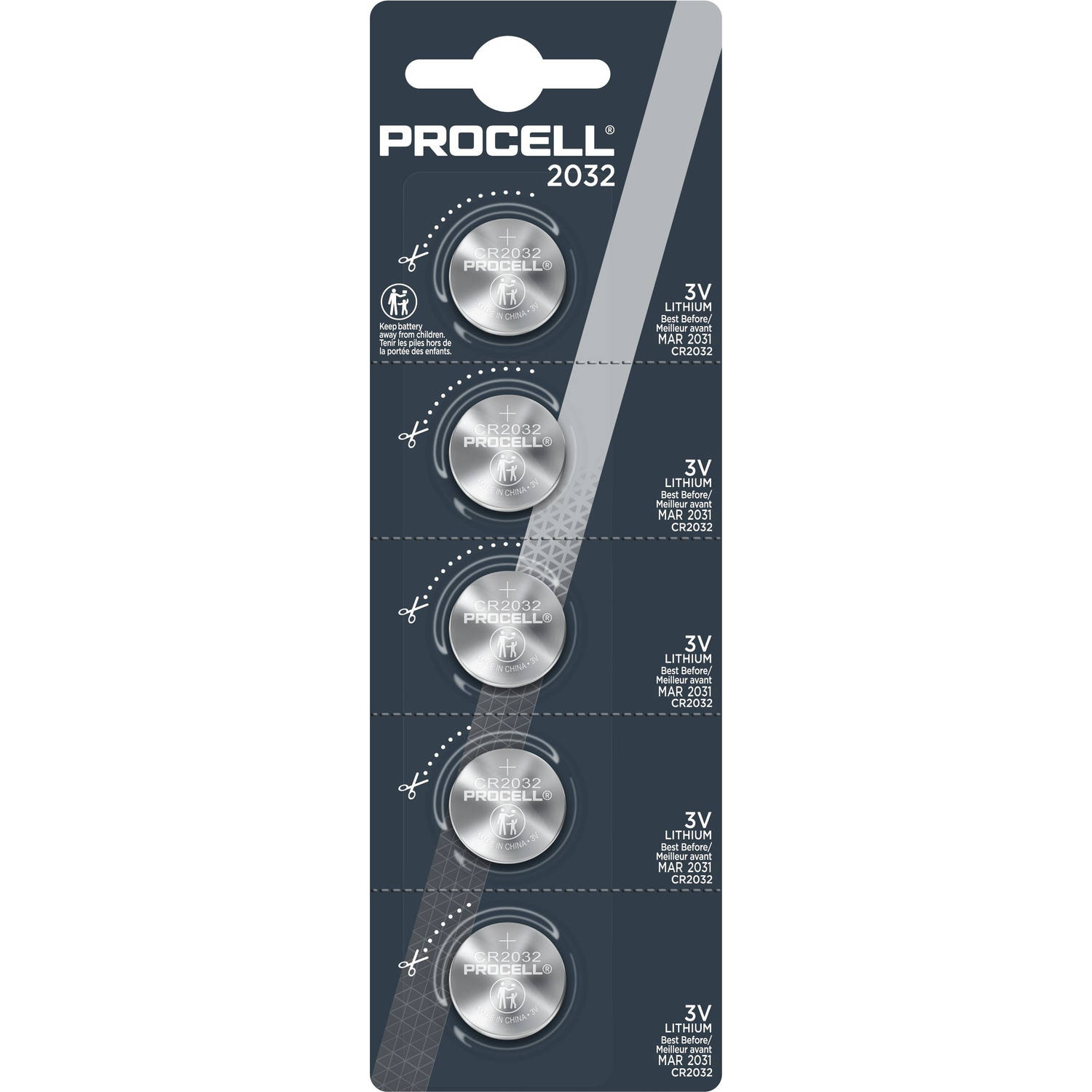 Duracell Procell Lithium | CR2032 | 3v | blister 5