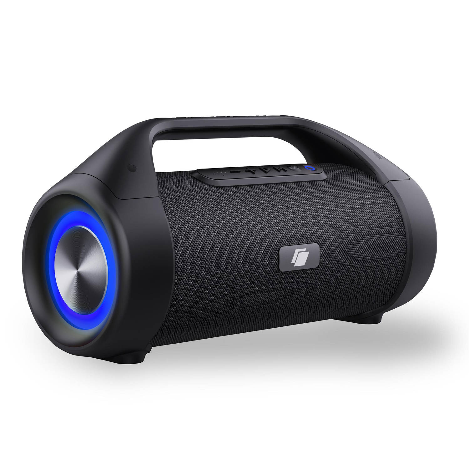 Caliber Elegance Bluetooth® Speaker Aux Usb Rgb Leds En Accu Zwart (Hpg440bt)