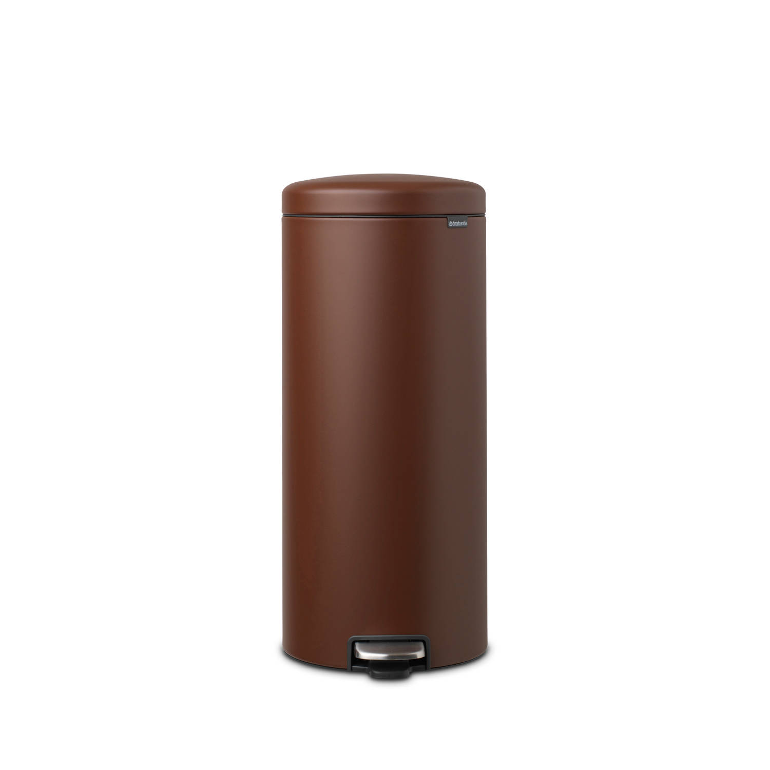 Brabantia NewIcon Pedaalemmer 30 Liter Mineral Cosy Brown
