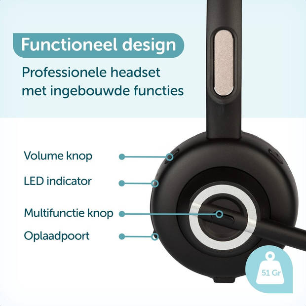 ForDig Draadloze Headset
