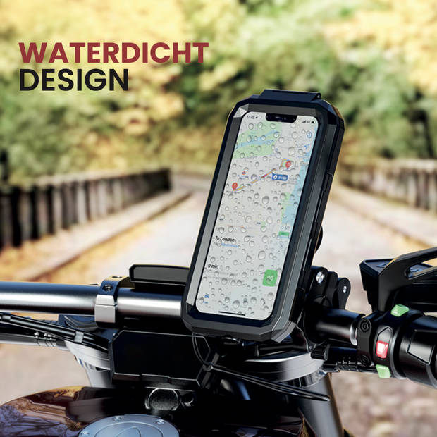 DistinQ Telefoonhouder fiets (Small) Waterdicht met quick release