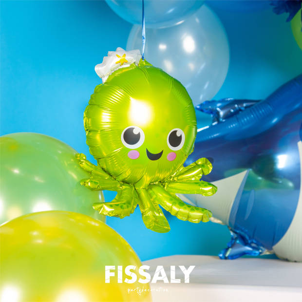 Fissaly® 88 Stuks Zee Verjaardag Versiering Set – Oceaan Vissen Feest Decoratie – Maritieme Verjaardag Feestversiering