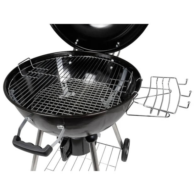 BBQ Houtskool Barbecue - Grilloppervlak 44 x 32 cm Zwart