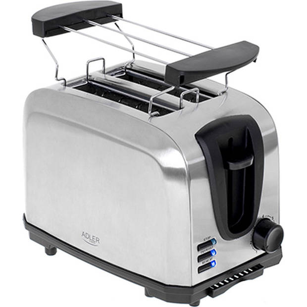 Adler AD3222 - Broodrooster - Toaster met broodjesrooster - 1000 Watt