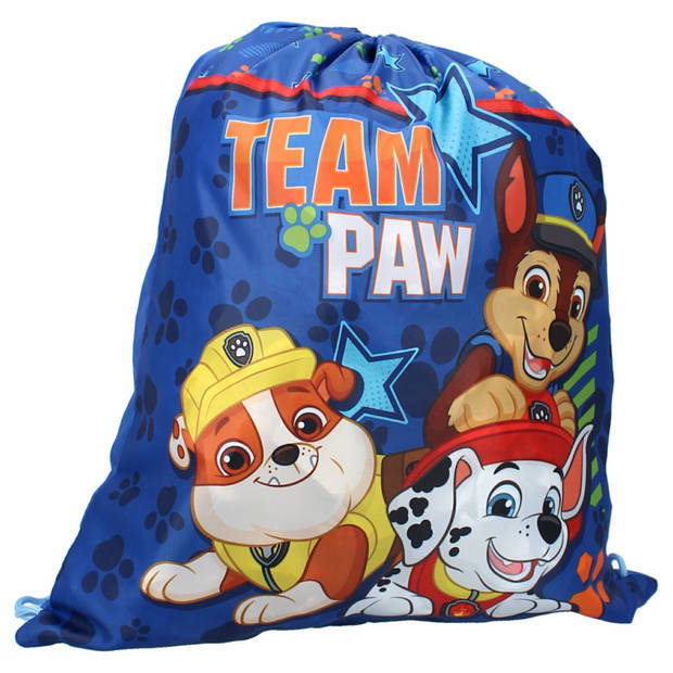 Paw Patrol sport gymtas / rugzak 44 x 37 cm voor kinderen - Gymtasje - zwemtasje