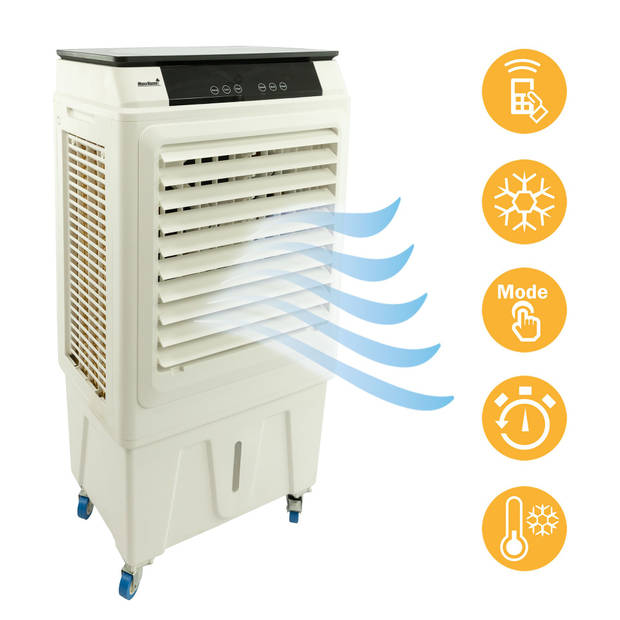 MaxxHome Mobiele Luchtkoeler – Coolstar Aircooler 18L – Ventilator 3in1 met koelelementen - zonder afvoerslang