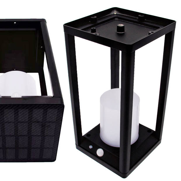 MaxxGarden Tuinlamp - Solar tuinverlichting LED prikspot - bewegingssenor (15x30 cm)