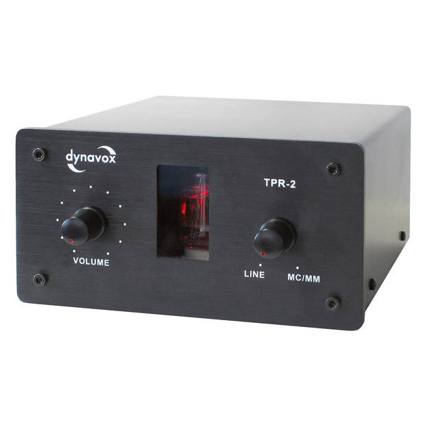 Dynavox TPR-2 buizen voorversterker line en phono zwart