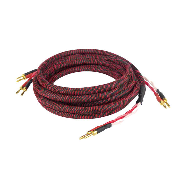 Dynavox High-End twisted Luidspreker kabel 3 meter 2 stuks