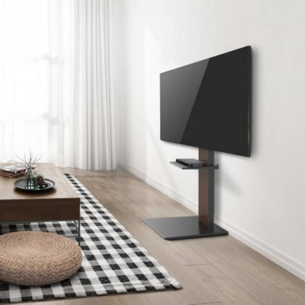 Tv standaard voet - tv statief beeldscherm - verstelbaar tot 142 cm - 37 tot 70 inch