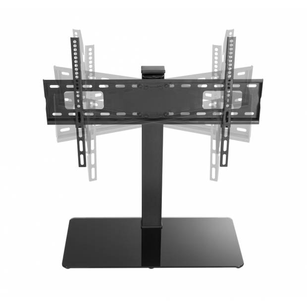 TV standaard - tv statief - tv voet - tafelmodel - draaibaar - hoogte verstelbaar 67 cm tot 79 cm