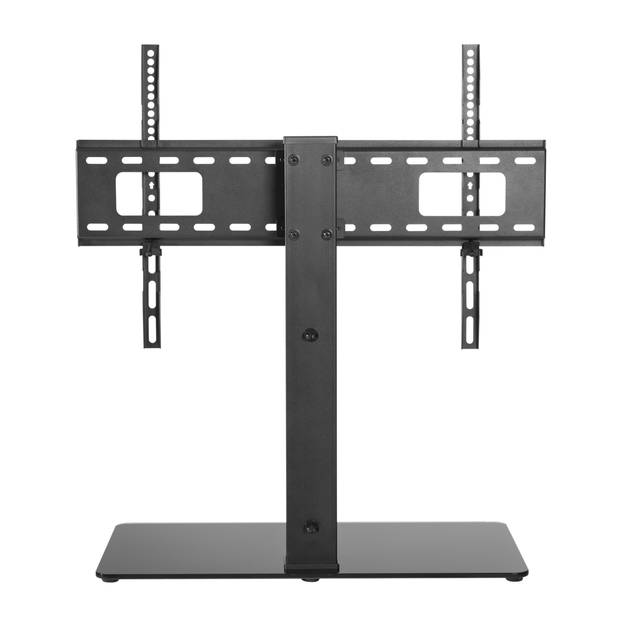 TV standaard - tv statief - tv voet - tafelmodel - draaibaar - hoogte verstelbaar 67 cm tot 79 cm