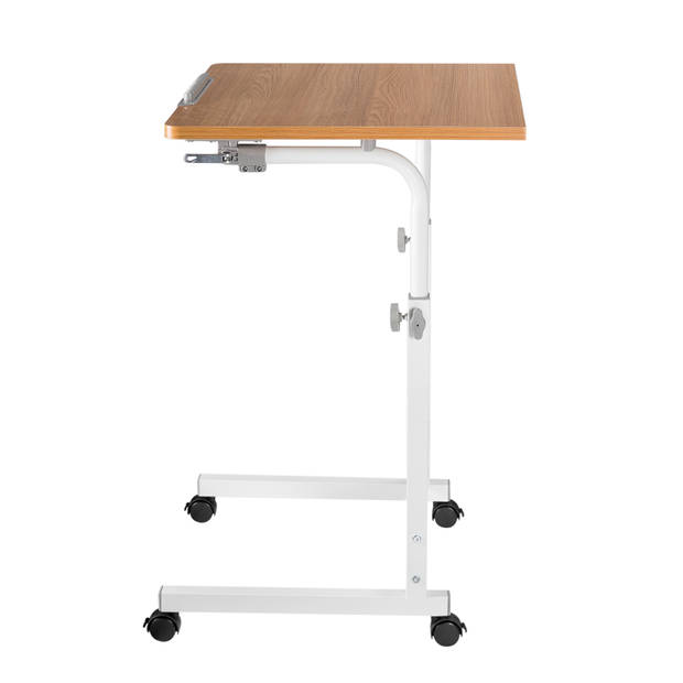 Laptoptafel verrijdbaar bureau - lessenaar - hoogte verstelbaar 68 - 96 cm