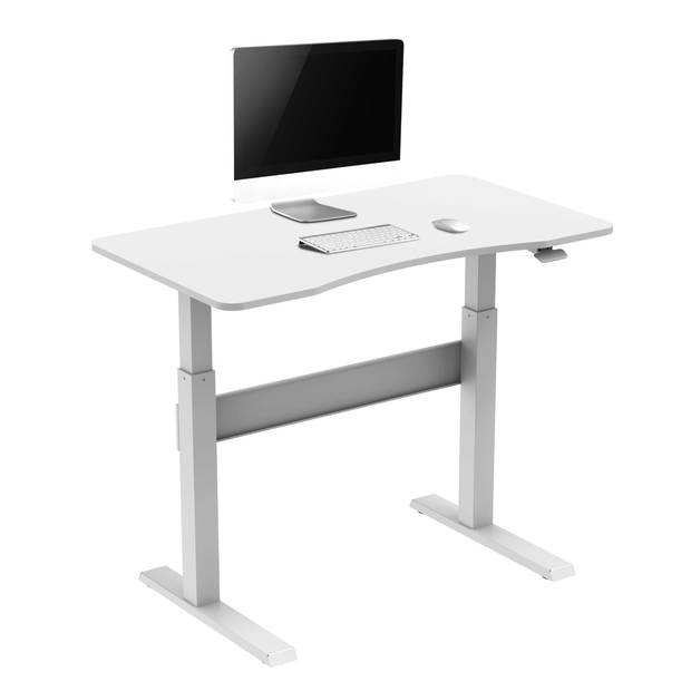 Bureau zit sta - laptop computertafel - in hoogte verstelbaar - 120 x 67.5 cm