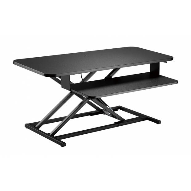 Zit sta bureau verhoger ergonomisch - werkstation hoogte verstelbaar - 95 cm breed