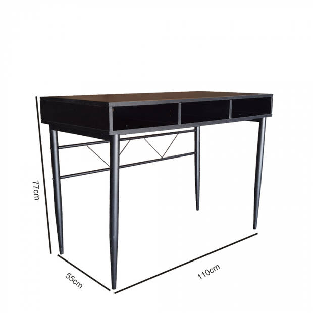 Bureau Stoer - sidetable hal of gang - industrieel moderne stijl - zwart