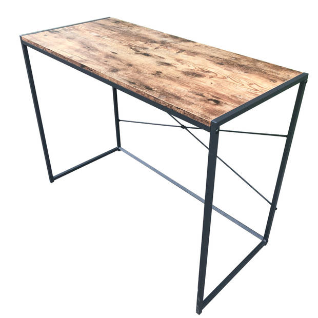 Bureau Stoer - laptoptafel - computertafel - sidetable - industrieel design - 100 cm breed