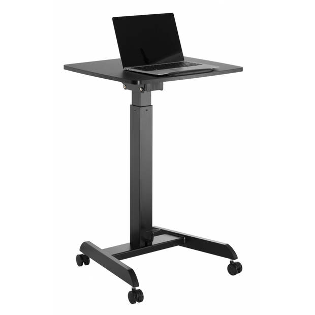 Bureau zit sta laptoptafel - presentatie lessenaar - verrijdbaar - hoogte verstelbaar
