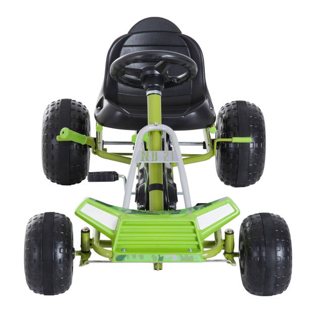 Skelter - Trapauto - Buitenspeelgoed - 3-6 jaar - Groen - 95 x 66,5 x 57 cm