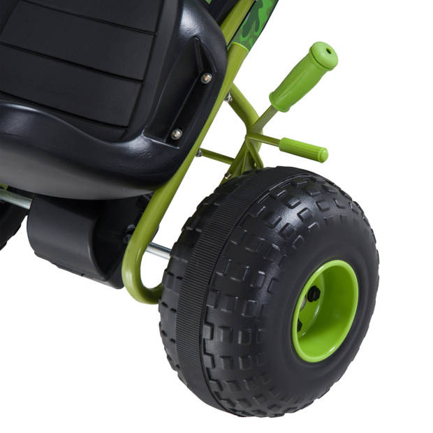 Skelter - Trapauto - Buitenspeelgoed - 3-6 jaar - Groen - 95 x 66,5 x 57 cm