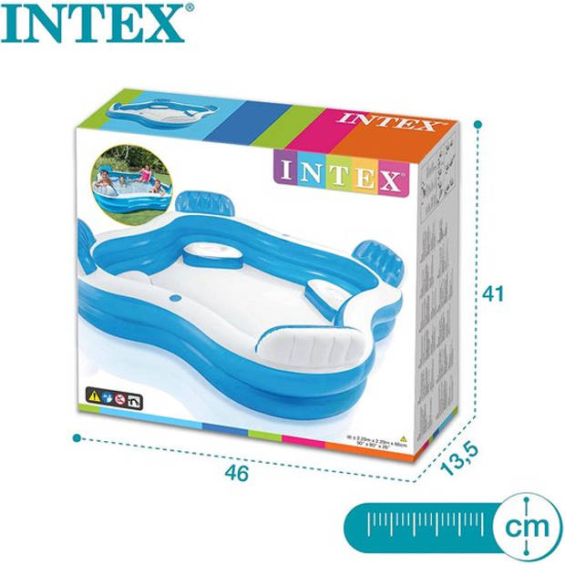 Intex - Zwembad - Lounge Pool voor de hele familie - Gezinszwembad