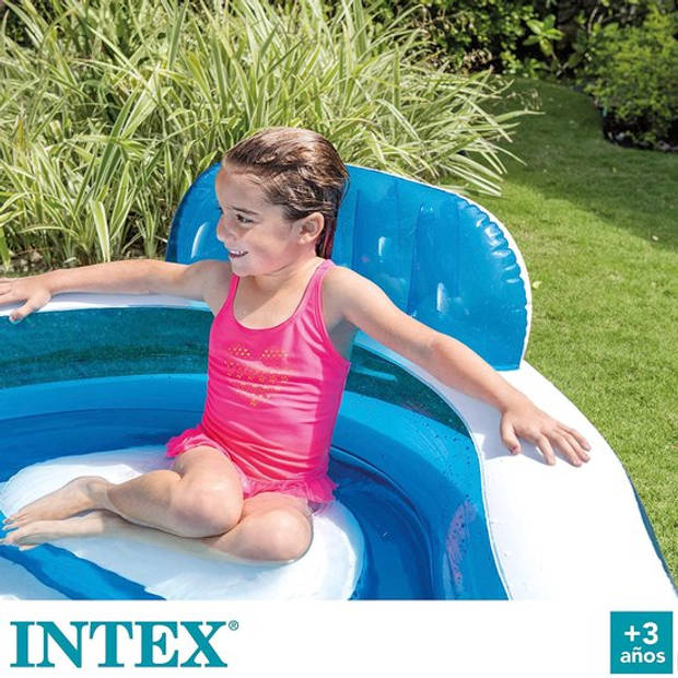 Intex - Zwembad - Lounge Pool voor de hele familie - Gezinszwembad