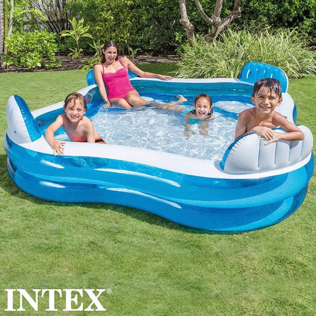 Intex - Zwembad - Lounge Pool voor de hele familie - Gezinszwembad