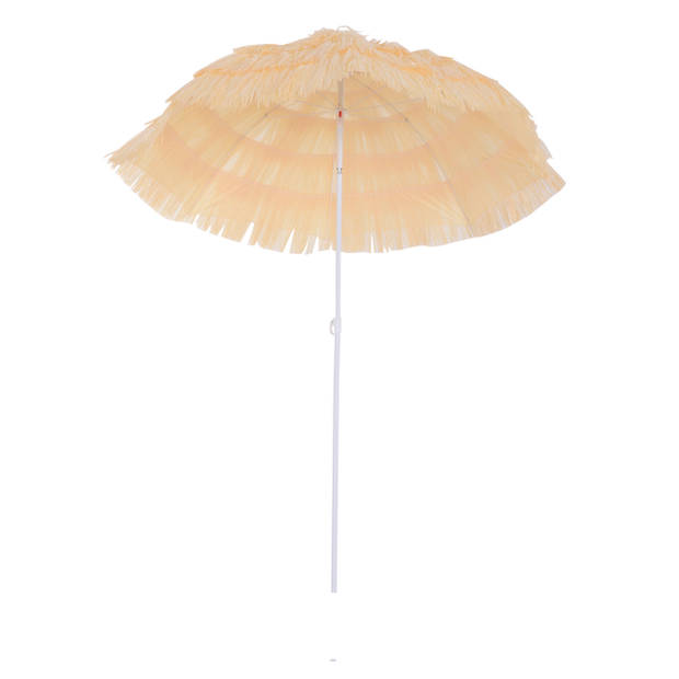Luxe strand parasol - Knikbaar - Zonnescherm - Strandparasol - UV Werend - Ø160 CM - Hawaiiaanse Parasol