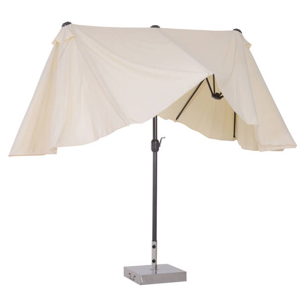 Parasol - Zonnescherm - Met handslinger - Beige - 460 cm