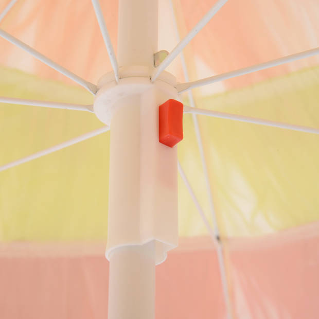 Luxe strand parasol - Zonnescherm - Knikbaar - Hawaiian Strandparasol - ø160 × H190 cm