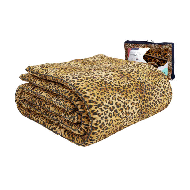 HappyBed Panter 260x220 - Wasbaar dekbed zonder overtrek - Bedrukt dekbed zonder hoes