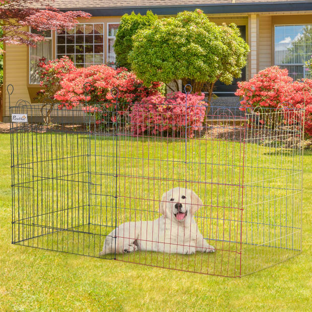 Hondenren - Puppyren - Hondenkennel - Honden - Veelkleurig - Ã˜120 x H60cm