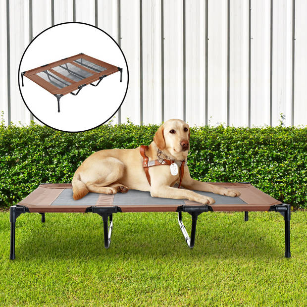 Honden Ligbed - Grote Hondenbed Stretcher - Hondenstretcher - Hondenkussen - Portable Draagbaar - XXL - 122x92x23cm...