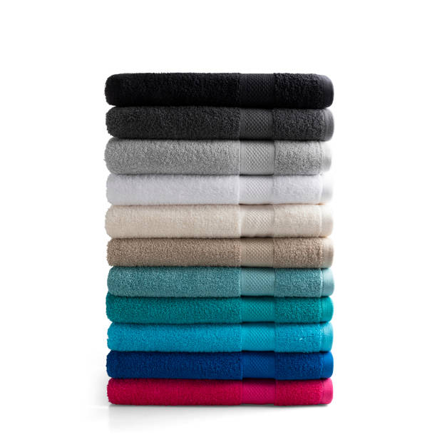 Handdoeken 15 delig combiset - Hotel Collectie - 100% katoen - antraciet