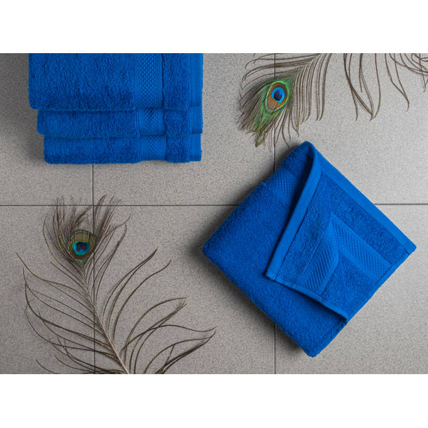 Handdoek Hotel Collectie - 12 stuks - 50x100 - klassiek blauw