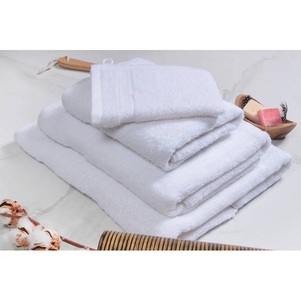 Handdoek Hotel Collectie - 6 stuks - 70x140 - wit