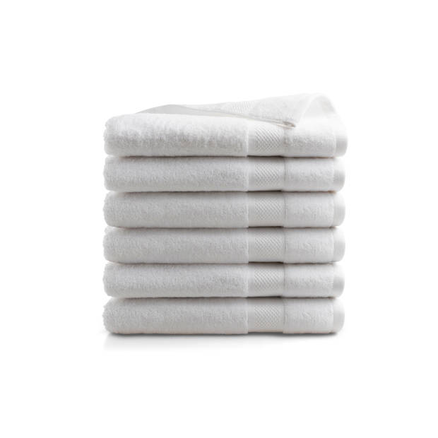 Handdoek Hotel Collectie - 6 stuks - 70x140 - wit
