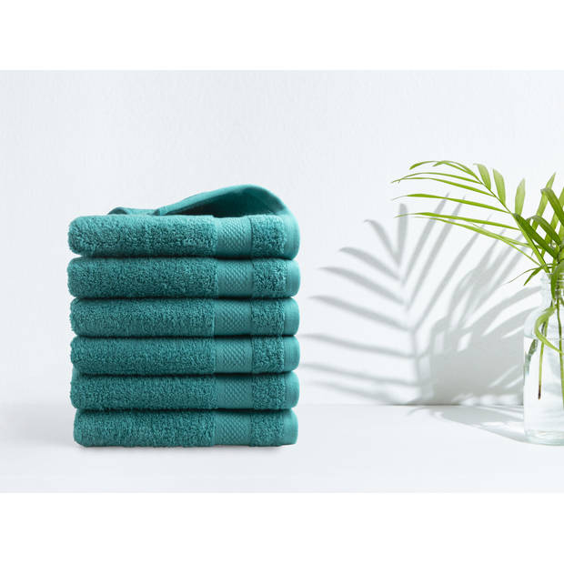 Seashell Hotel Collectie Handdoek - Groen - 3 stuks - 70x140cm