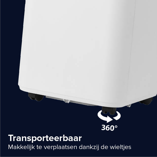 SEEGER SAC9000S Mobiele SMART Airco - 9000 BTU - Tot 30 m2 - Wit